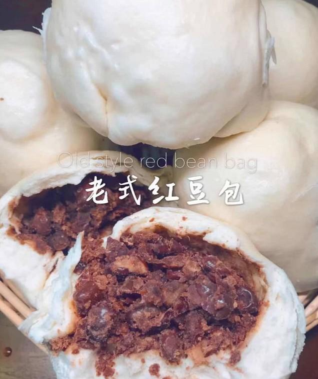 暄软又香甜的老式红豆包,小时候的味道