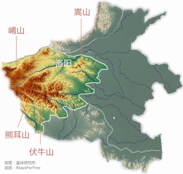 三省 长达1600公里的 秦岭最终形成 东端直接伸入河南西部 诞生了嵩山