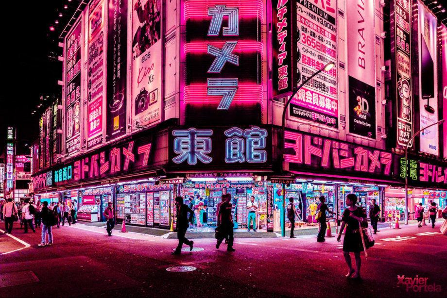 光怪陆离的日本夜街头