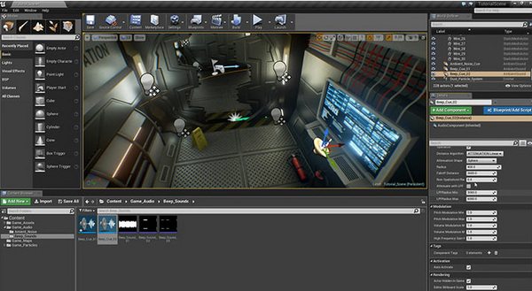 总结:ue4是一款游戏开发引擎软件!