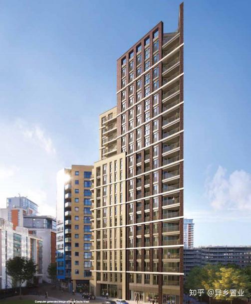 英国伦敦royaldockswest公寓皇家码头地标性建筑
