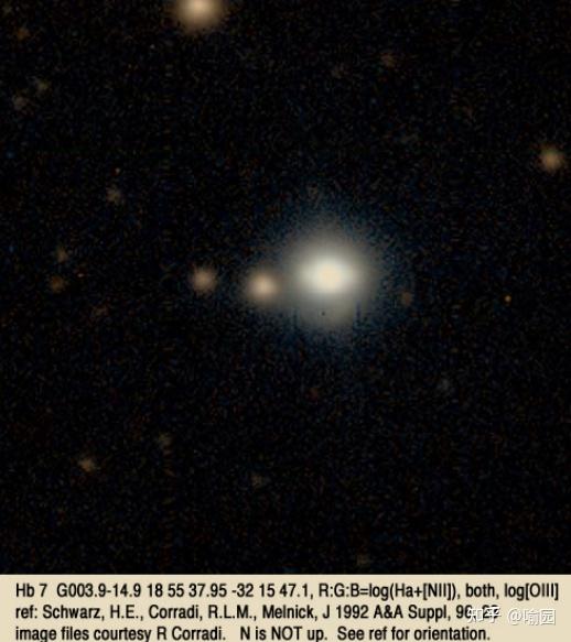 ngc7008ngc13603a,非常不规则的亮度分布;m97ngc7027ngc6543ngc68263b