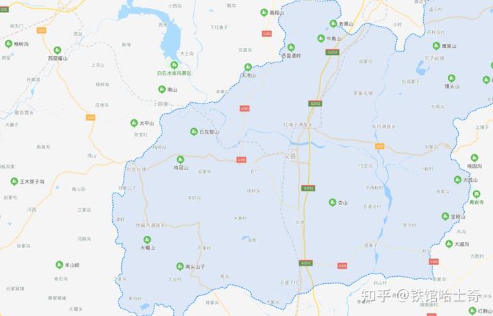 义县地图(图片来源:百度地图)