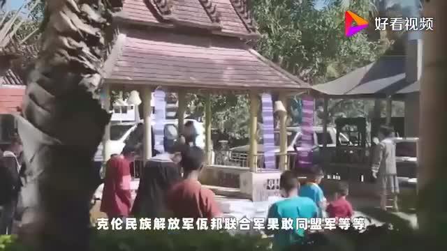 缅甸大宇佤邦贺岛开发区设施航拍