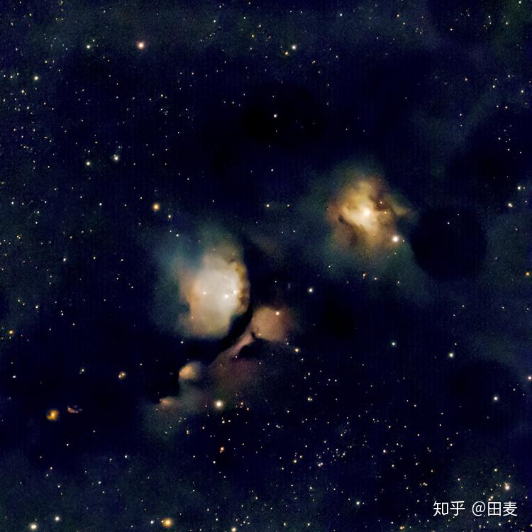 m78:位于猎户座的反射星云.也是大名鼎鼎的"奥特曼的故乡.