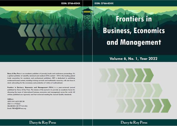 Frontiers in Business Economics and Management FBEM ISSN 2766 824X 知乎