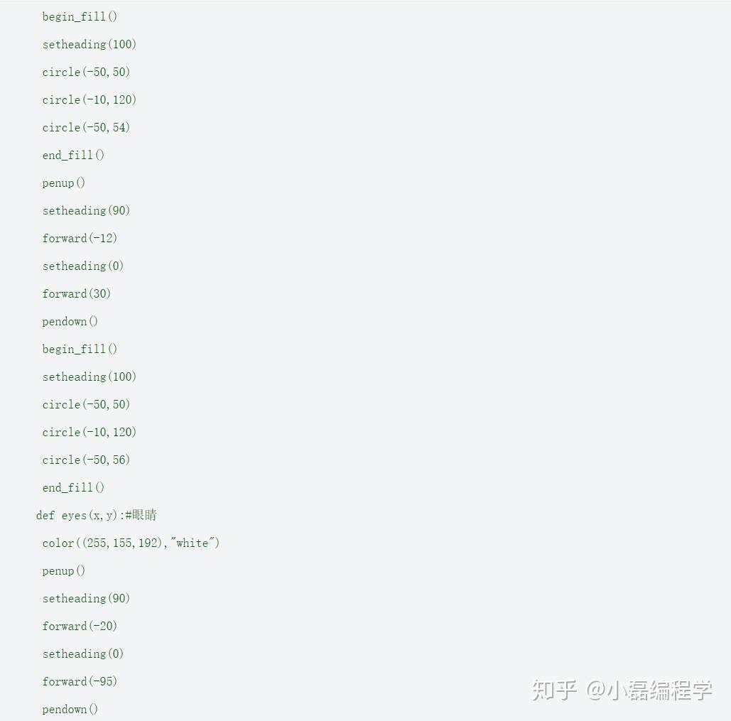 使用python画个小猪佩奇的示例代码
