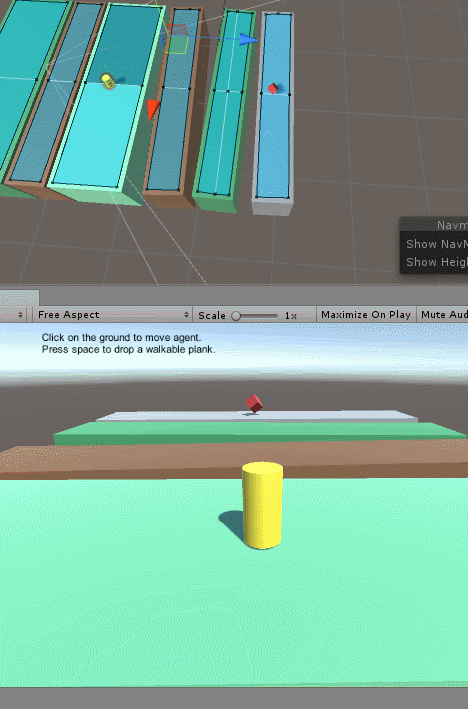 unity3d新版navmesh系统功能初步探索