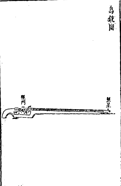 明代鸟铳,源于葡萄牙人,是明朝性能最好的火器,日本也有大量鸟铳.