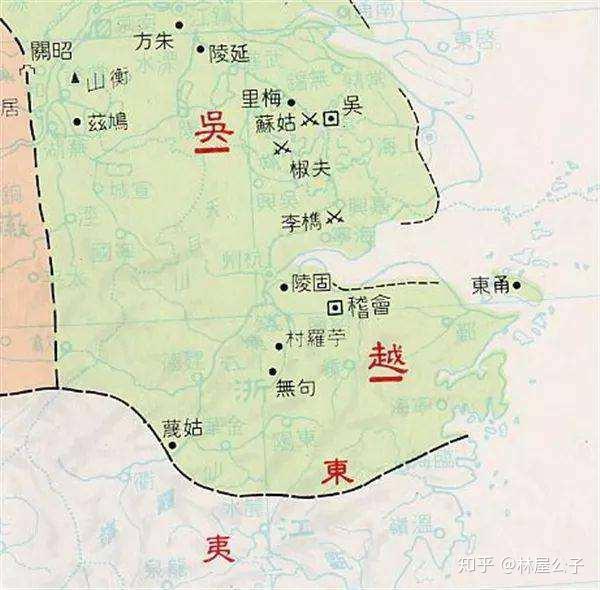 吴越争霸地图因为太史公在《史记·越王勾践世家》里,基本认可了《越