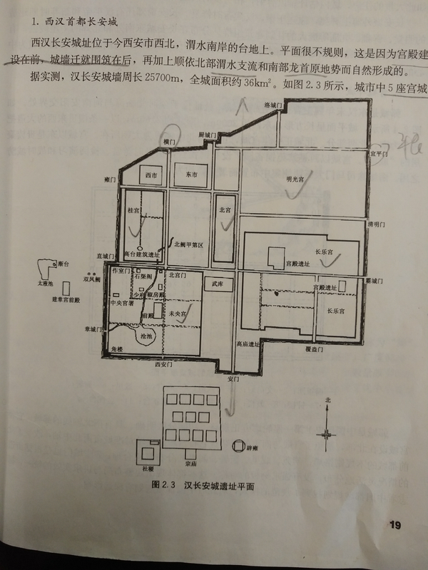 第二幅图是曹魏邺城,戚里则是贵族聚集地.