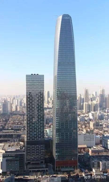 第二名:周大福国际金融中心 530米 建成第一名:天津117大厦 597米