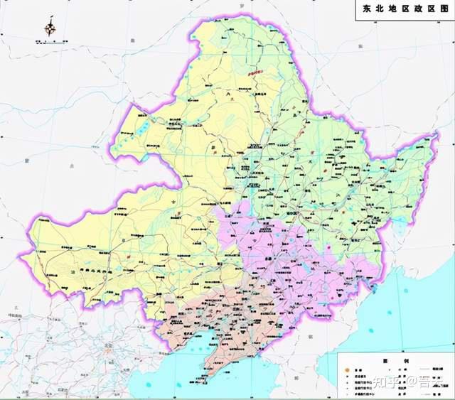 以山海关为界线,主要管辖范围包括今辽宁省,吉林省,黑龙江省,内蒙古