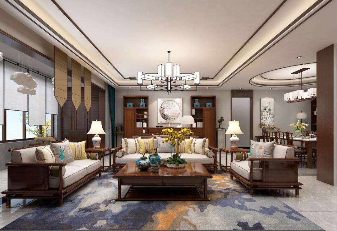 【惟其是装饰】新中式风格,阳台改茶室,休闲雅致,设计