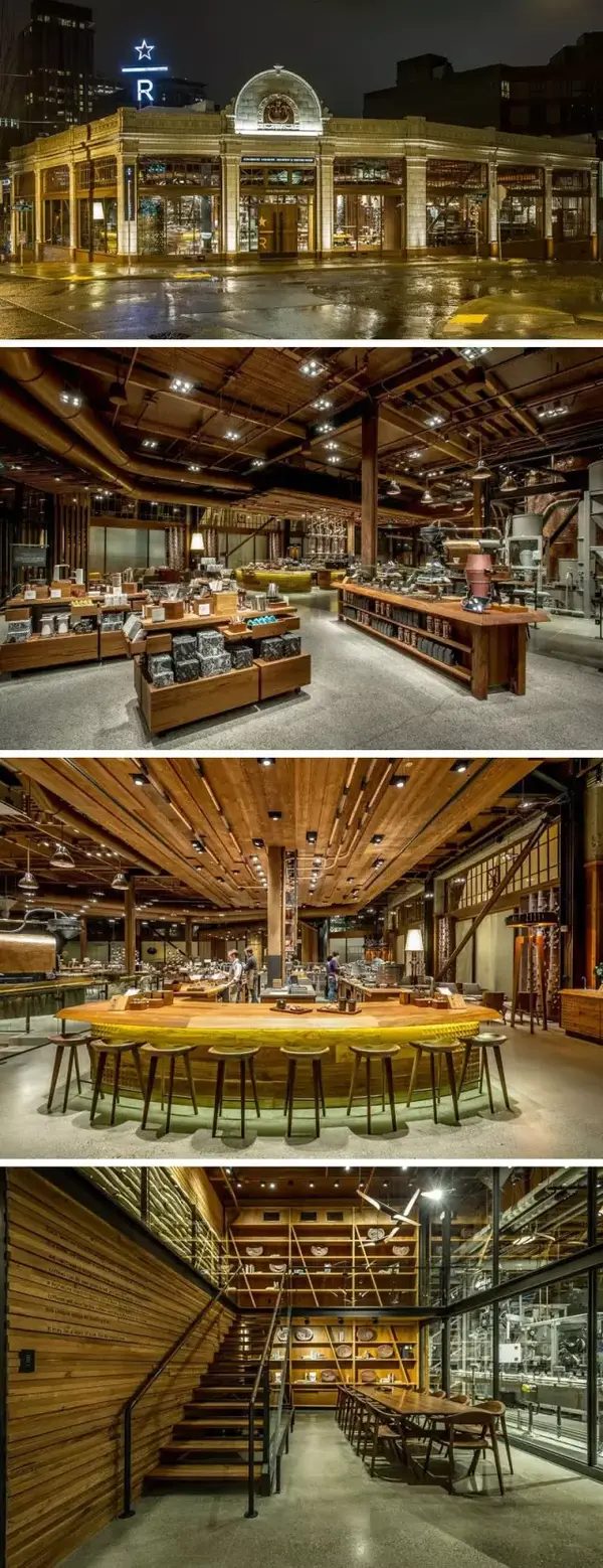 星巴克的店铺设计有哪些特点或原则?