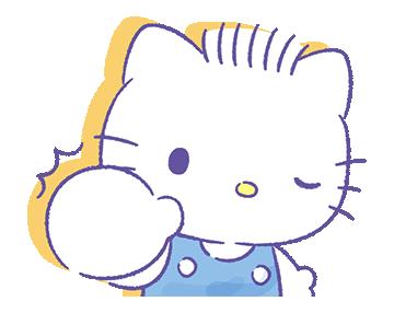 kitty可复制表情,kitty表情符号 hello kitty的动态gif可爱迷你小表情