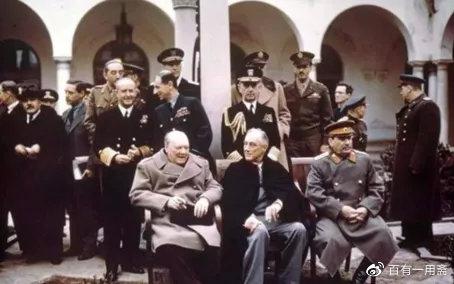 雅尔塔会议三巨头 雅尔塔会议是制定战后世界新秩序和分配利益的