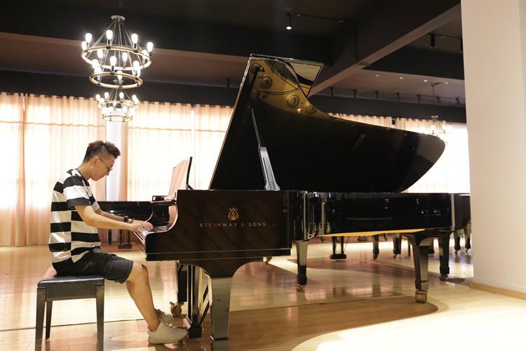 顶级钢琴家不二选择,黑色哑光版 施坦威steinway d274 九尺三角钢琴