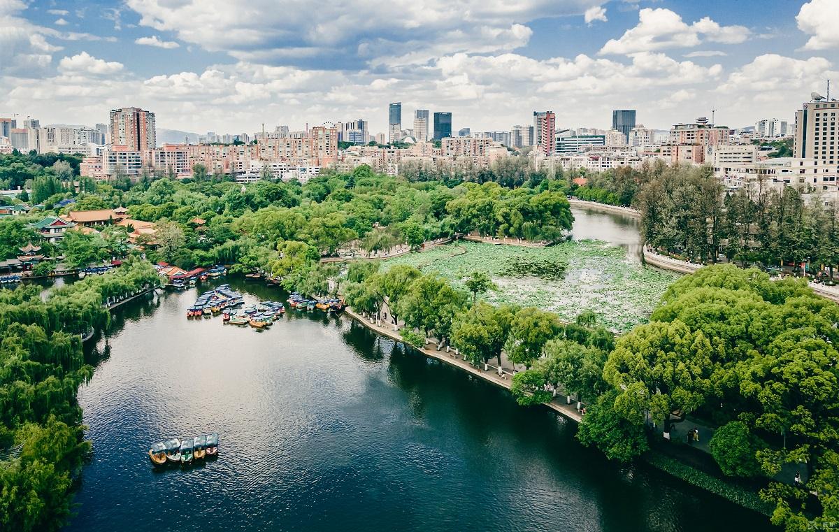 昆明翠湖公园360度全景