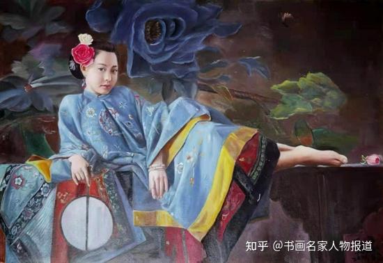 名家名画中国著名油画家管俊作品赏析