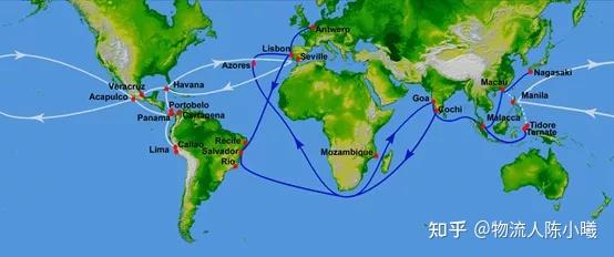 全球主要海运航线简单介绍