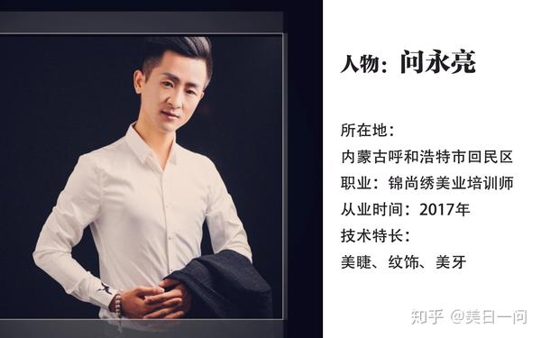 认识美业名师:纹绣师问永亮
