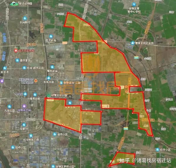 宿豫向东发展,整个片区即将拆迁!谋划高铁新城未来发展 附拆迁图