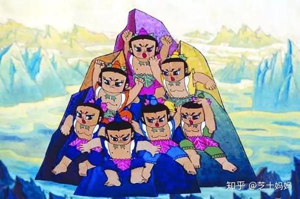我小时候的动画片《葫芦兄弟》,在我们那个年代,葫芦娃真的算是ip现象