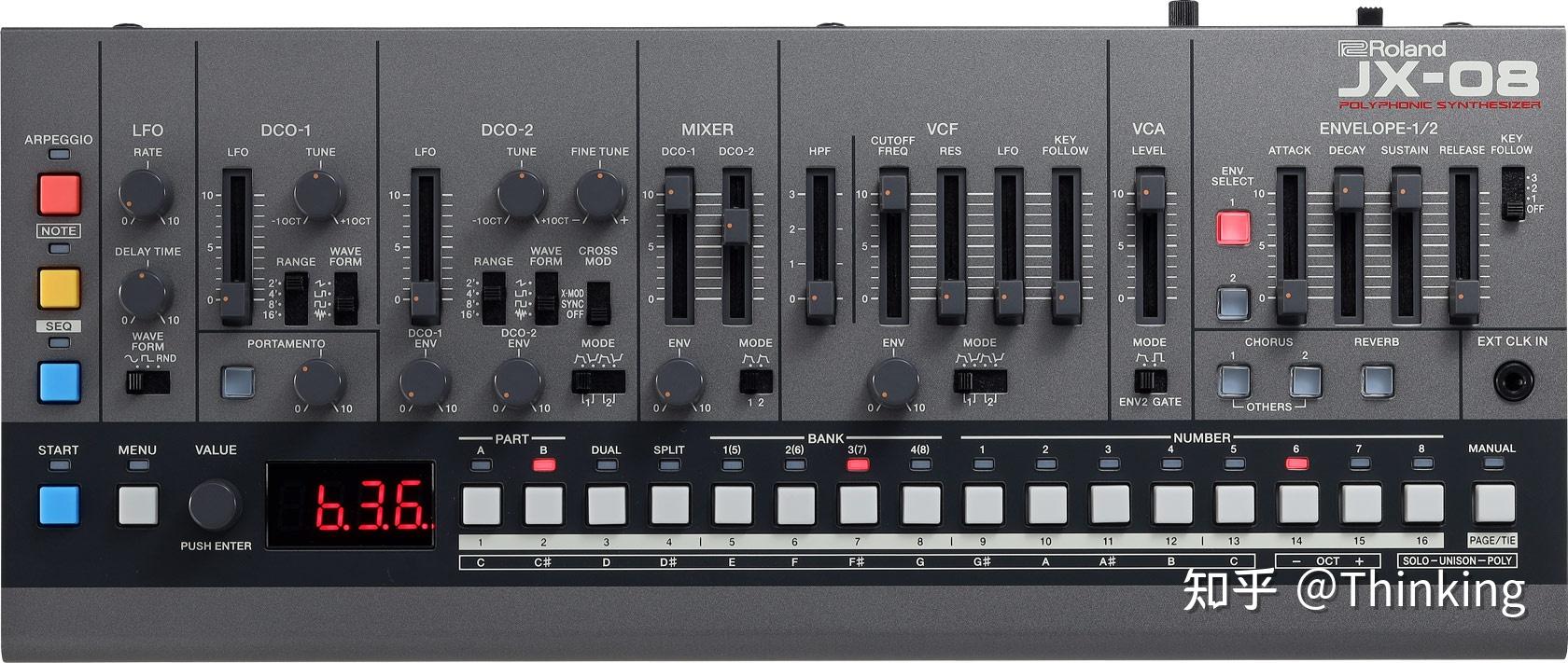 roland罗兰发布jx08和jd08硬件合成器音源