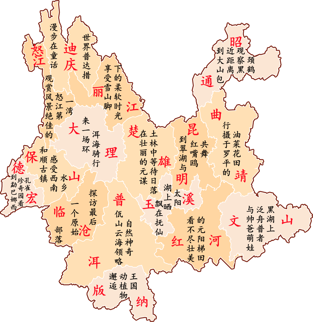 云南16地州16种玩法
