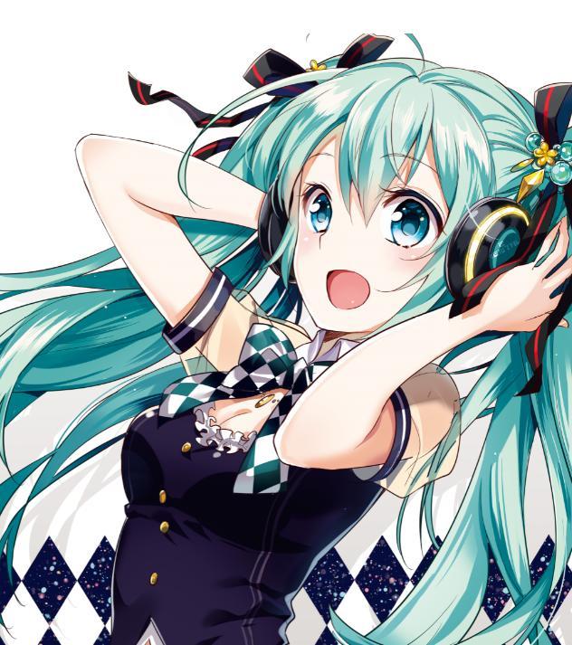 二次元卡通美图:初音未来,最初的声音,无限的未来!