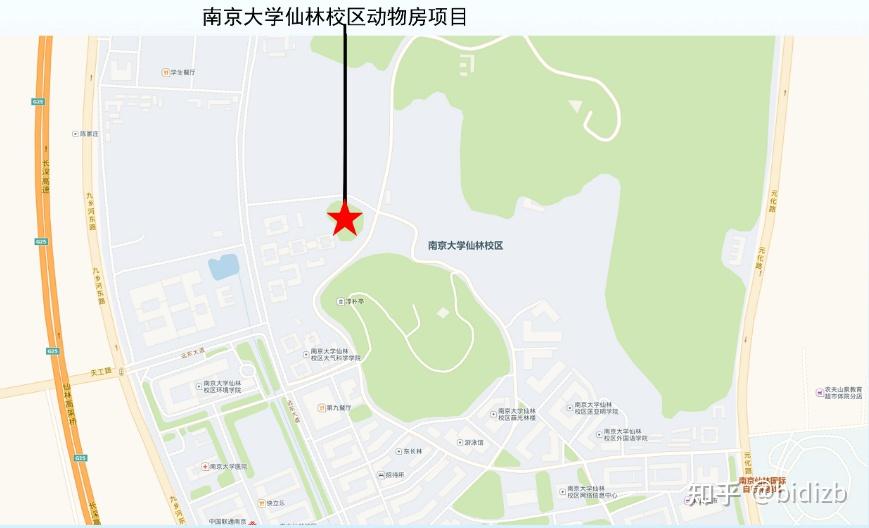 面积约5771平方米南京大学仙林校区动物房项目规划批前公示