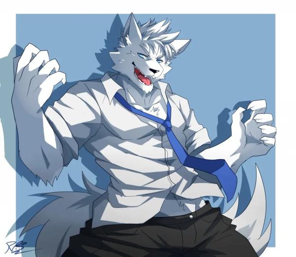 furry控进来看大触画师笔下的筋肉兽人