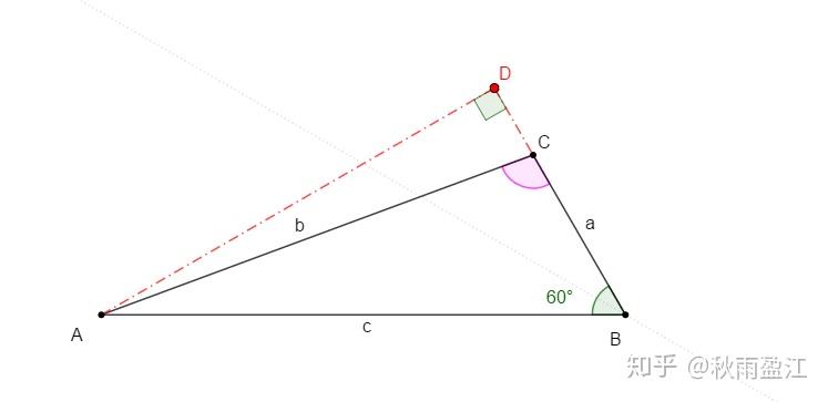 一个锐角三角形abc,a c=1角b=60度,能否求出b的范围 知乎