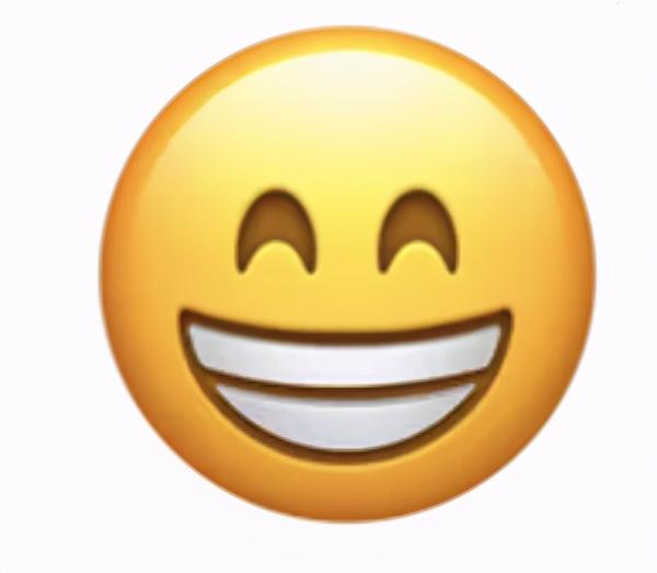 大笑 emoji grand sourire