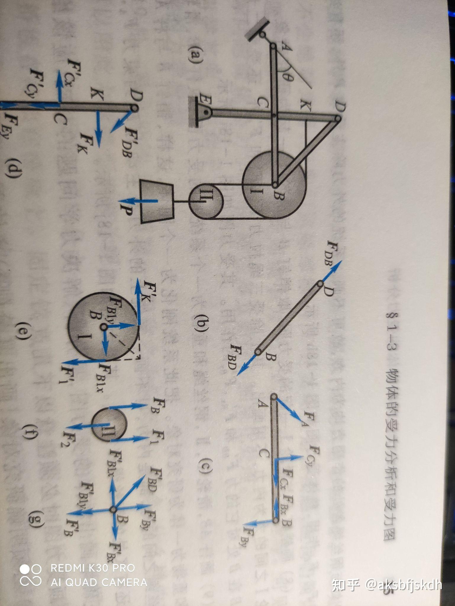 理论力学,这题怎么受力分析?