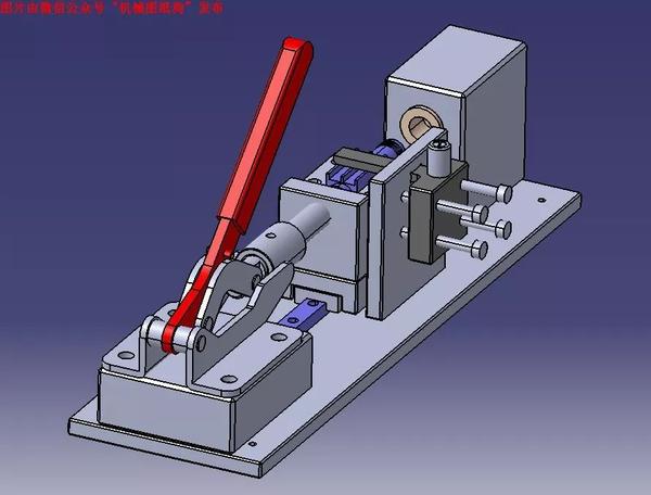 工程机械 皮套组装夹具3d数模图纸 igs格式
