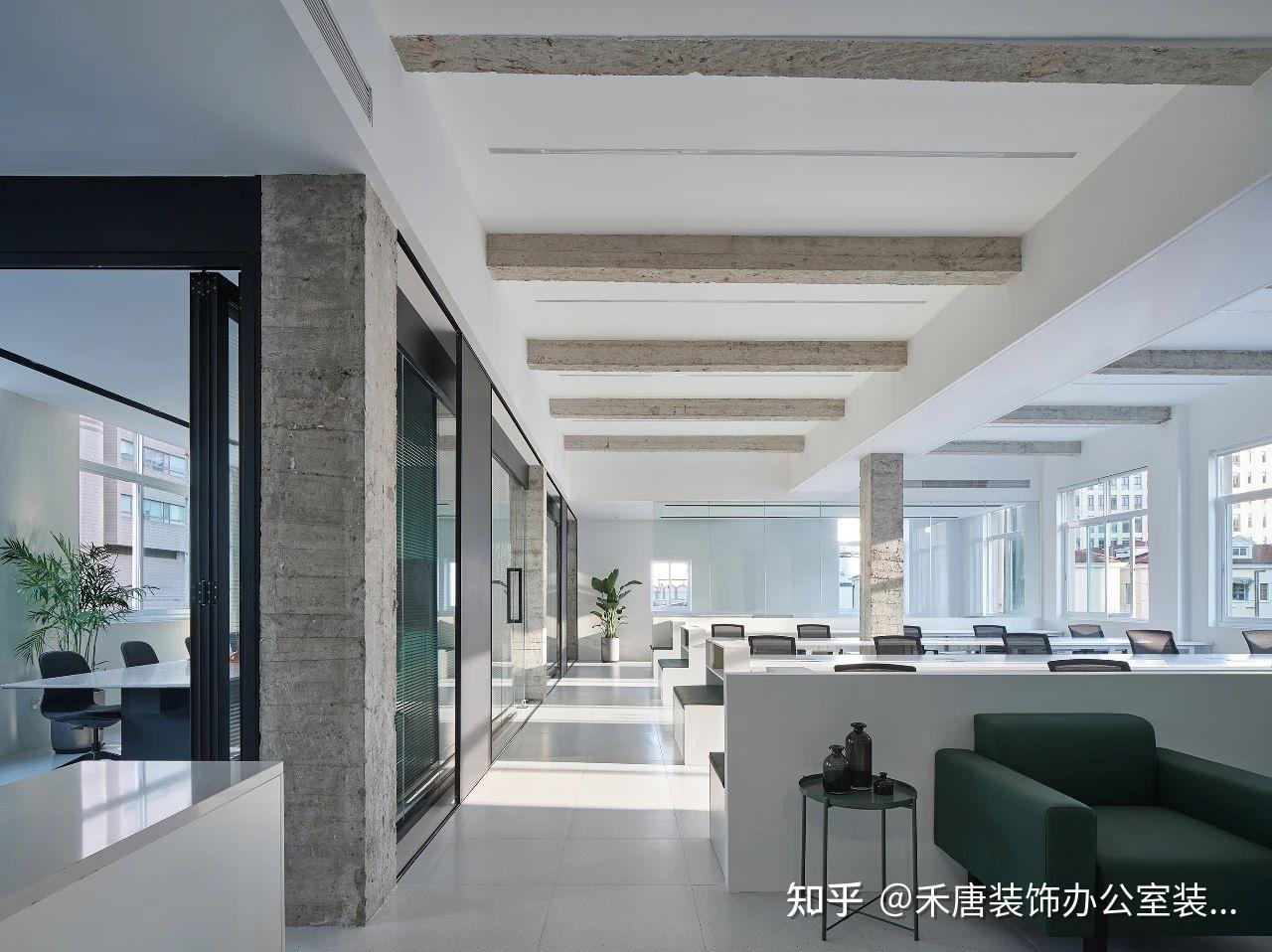 好的办公室设计装修效果图方案