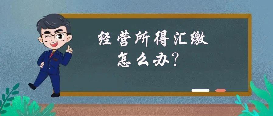 个税汇缴经营所得汇算清缴政策以及操作指引收藏