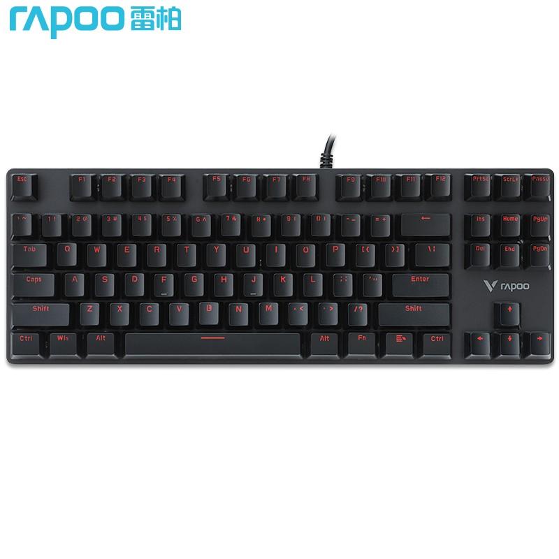 原价￥99现价￥89雷柏rapoov500合金版机械键盘有线键盘游戏键盘87键