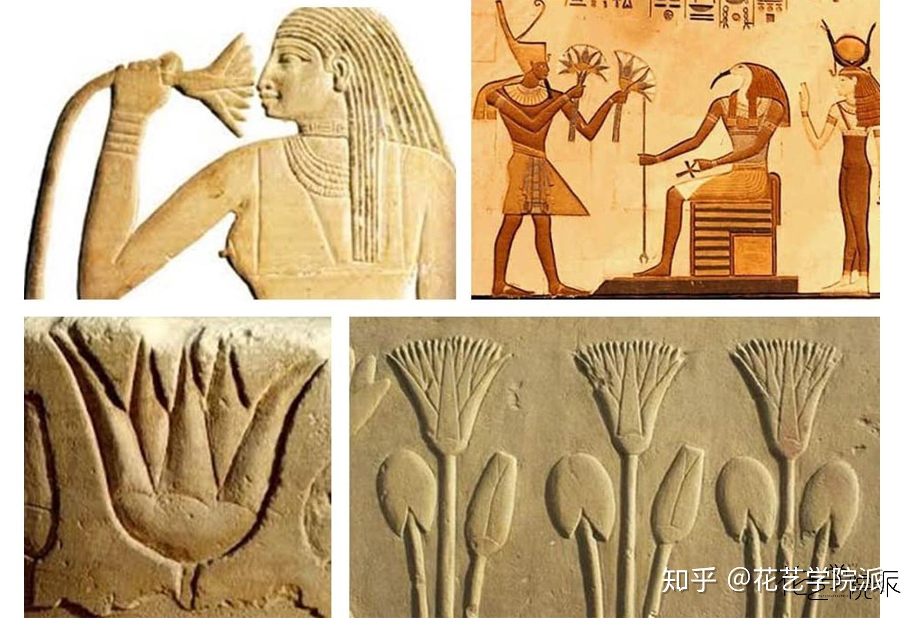 花艺历史带你探索尼罗河畔神秘的古埃及花艺上