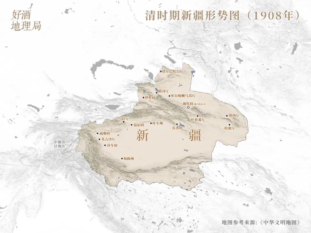 尔勒铭登山碑》,乾隆亲自撰拟碑文 如今人们熟知的新疆首府是乌鲁木齐