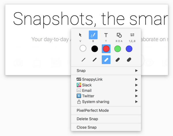 snappy for mac:悬浮截屏工具,让你截了又截 | app 1