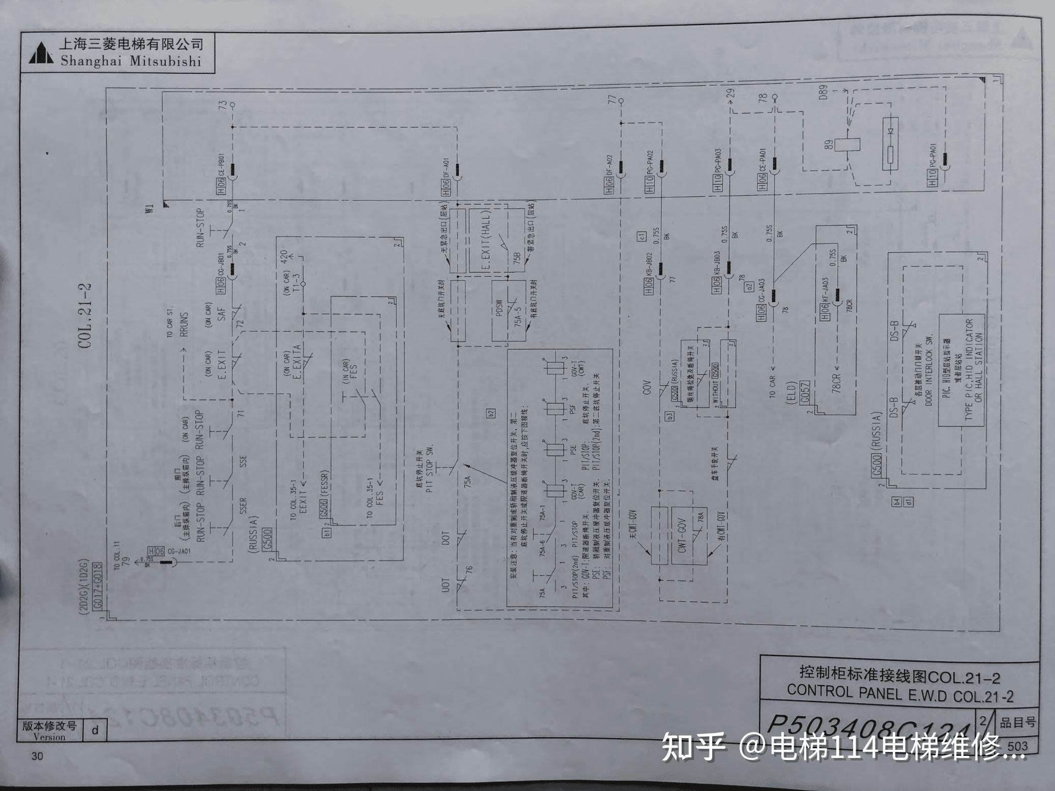 三菱legy电梯安全回路详解