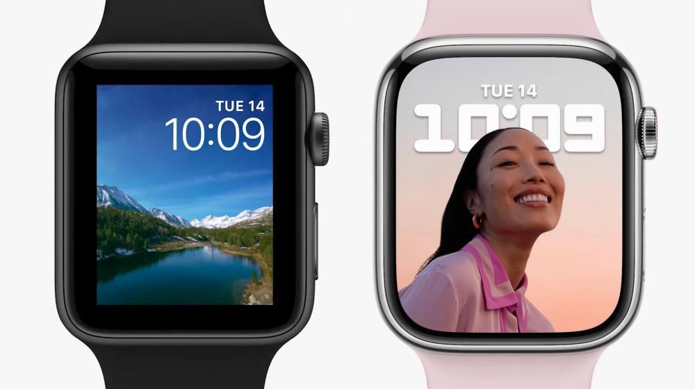 applewatchseries7换上更大表盘加入更耐用与快充设计