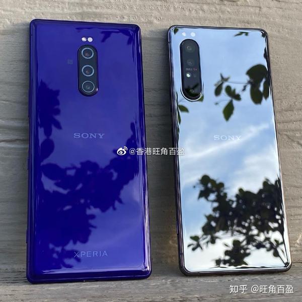 sony/索尼xperia1ii紫色镜面效果图在外拍摄对比xperia1紫色马克兔真