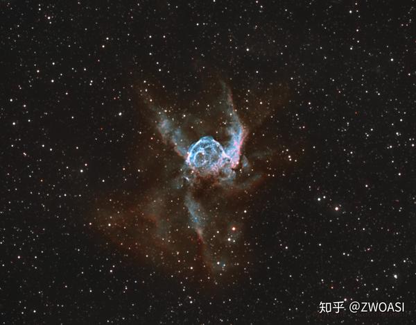 宇宙尘埃似雷神头盔ngc2359托尔头盔星云zwoasi天文摄影