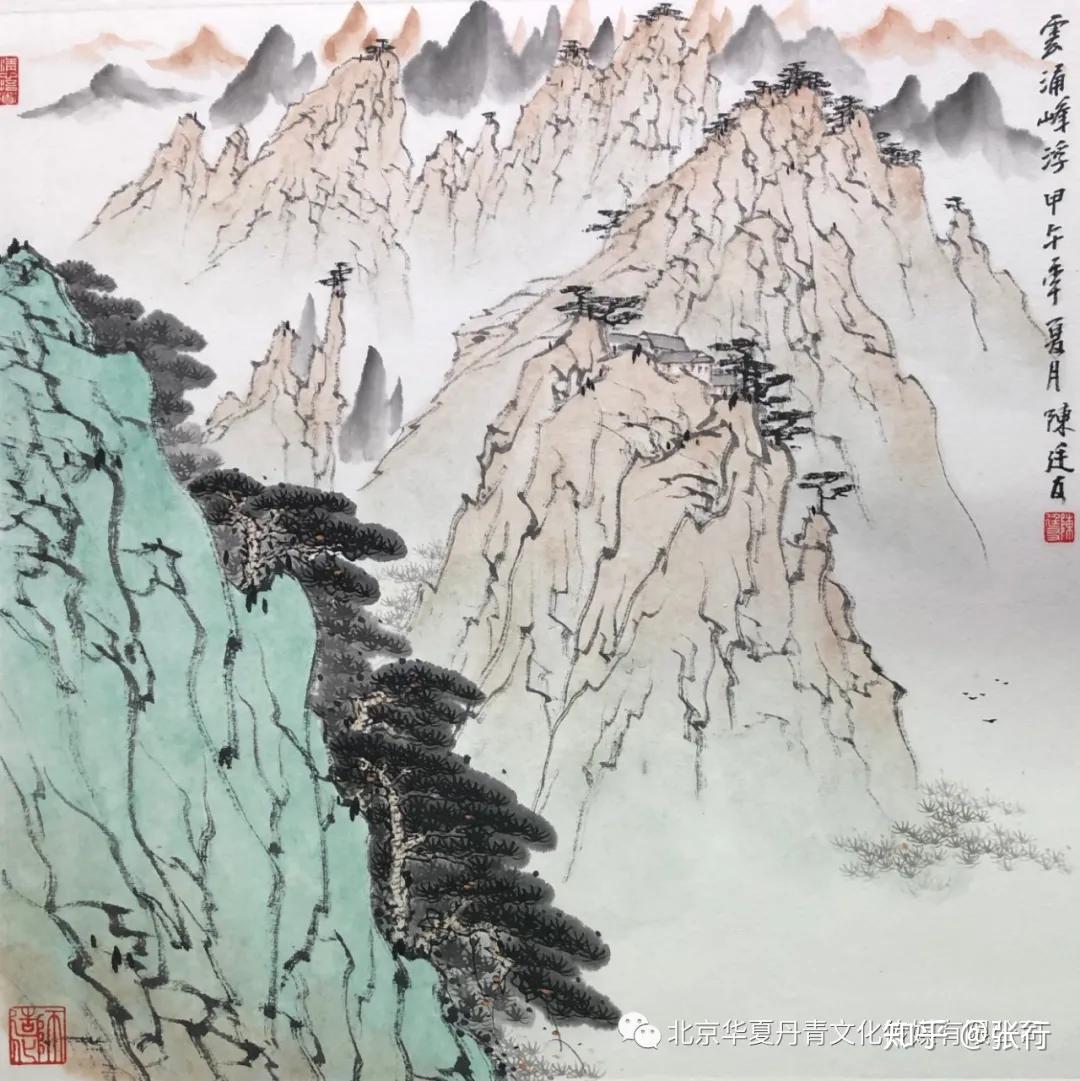 笔墨境象—陈廷友先生黄山绘画艺术评析文/杨祥民陈廷友先生是近代