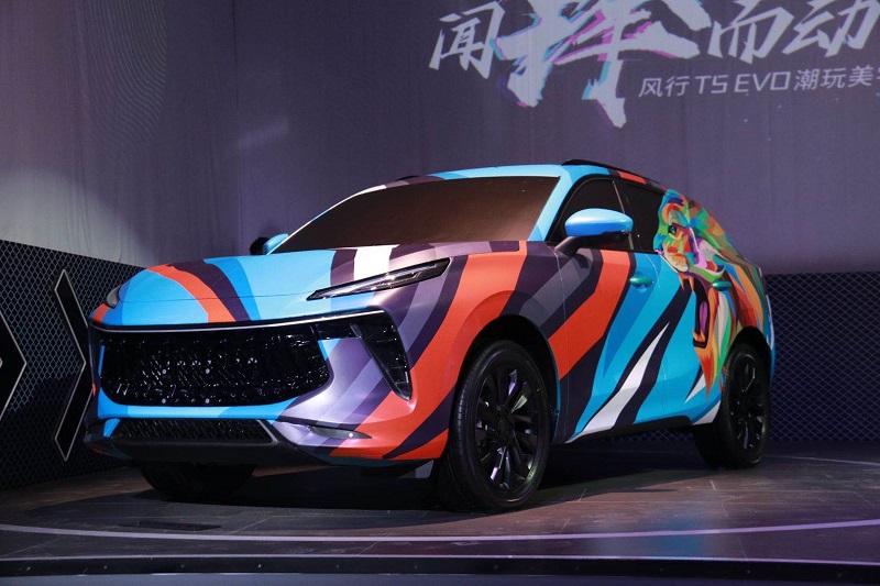 定位紧凑级suv 采用全新设计理念 东风风行t5 evo亮相