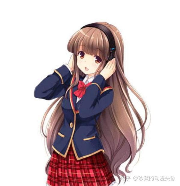 珍藏的动漫头像校园风系列多才多艺的女孩特别特别受欢迎